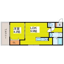 パルクヴィレN21の物件間取画像